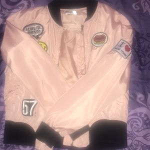 Pink Bomber Jacket